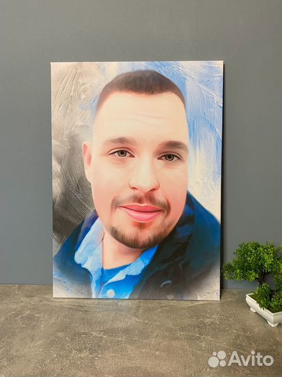 Портрет на холсте по фото