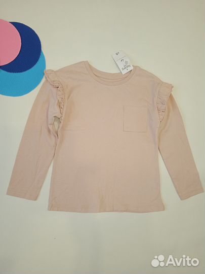 Лонгслив для девочки, р. 104, новый
