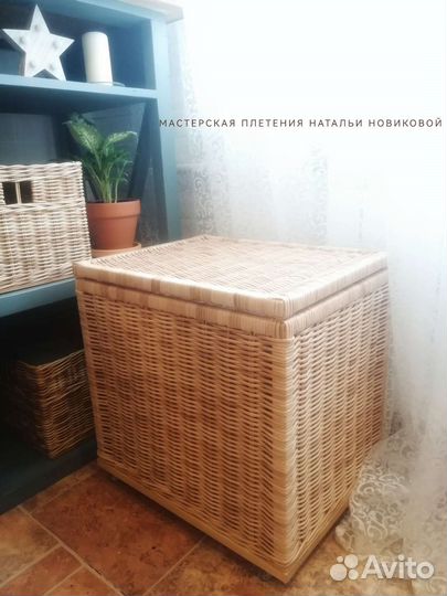 Сундук короб плетеный