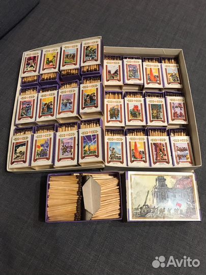 Спички коллекционные СССР 30 лет победы в ВОВ