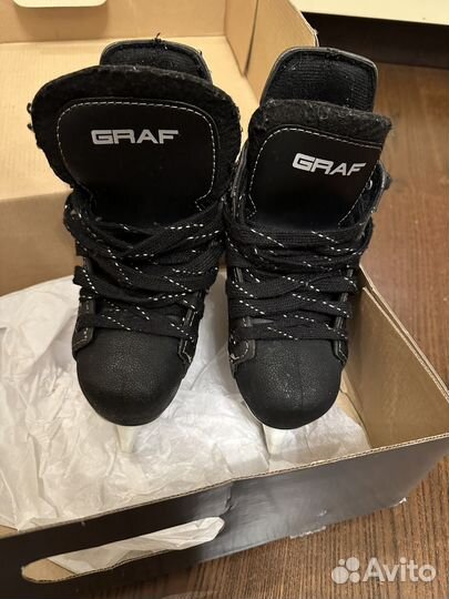 Коньки хоккейные детские graf 25 размер