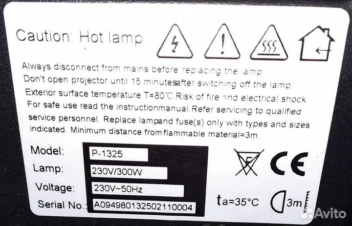 Светомузыка Euro Dj P-1325 300W Полицвет Mic Линза