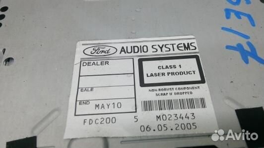 Магнитола ford focus 2 (KSE17I401)