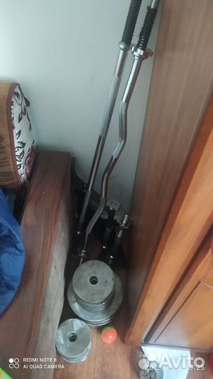 Штанга гриф блины скамья