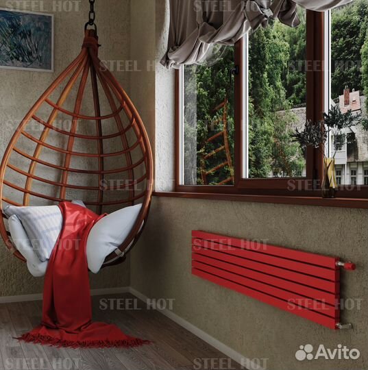 Вертикальный радиатор Steel-Hot от производителя