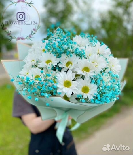 Сборный букет Flowers124 цветы композиции диантус