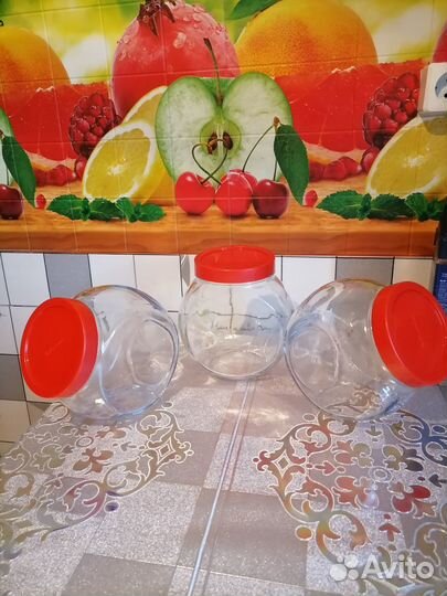 Банки для снеков, сыпучих продуктов