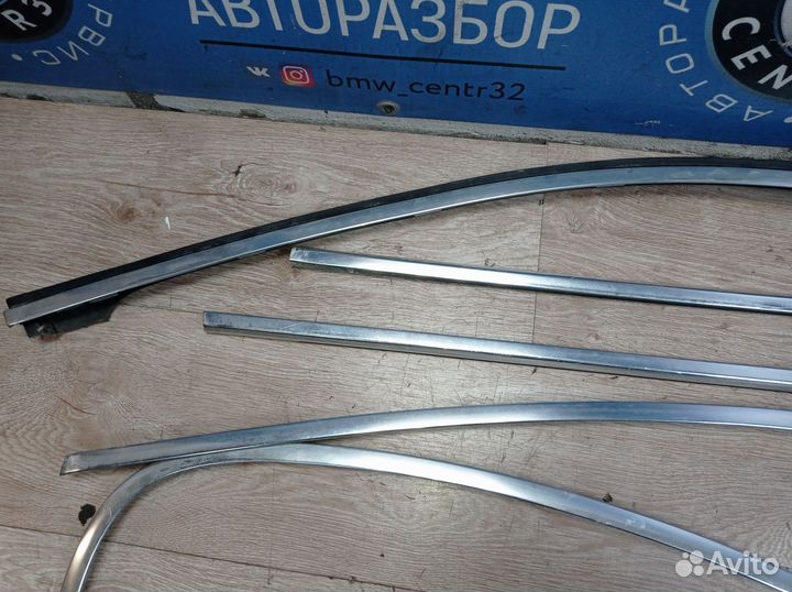 Молдинги дверей на BMW 5 E60 комплект