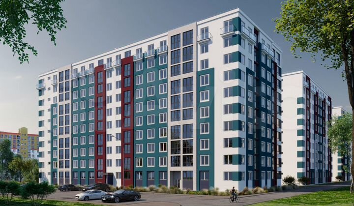 2-к. квартира, 58,3 м², 9/10 эт.