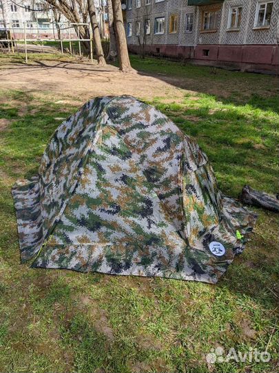 Палатка на раскладушке