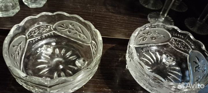 Хрустальная конфетница СССР