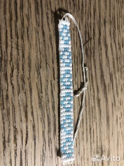 Ручная работа фенечка из бисера (читаете описание)