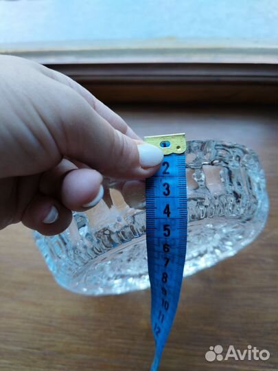 Хрустальная пепельница