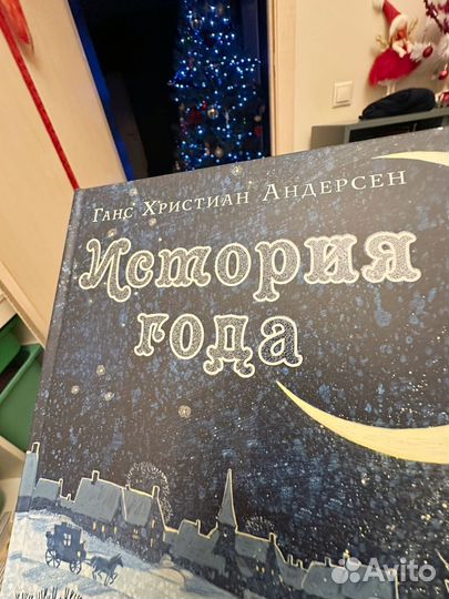Книга Стория года Ганс Христиан Андерсен