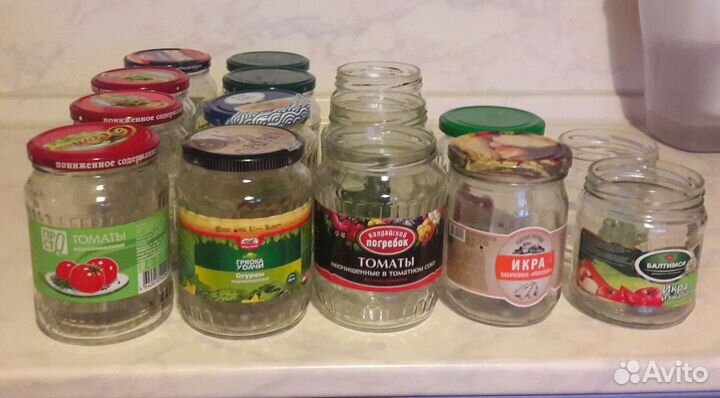 Стеклянные банки (разных размеров)