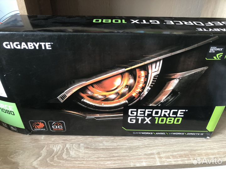 Видеокарта gigabyte gtx 1080