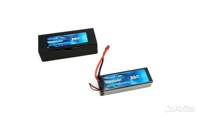 Аккумулятор LiPo B&C - 7.4v 2s 5000мАч 50C