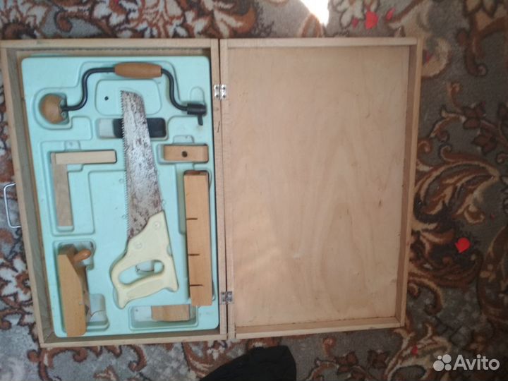 Детский набор столярных инструментов СССР