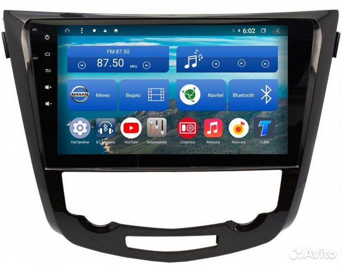 Штатная магнитола Nissan X-Trail, Qashqai (2014+)