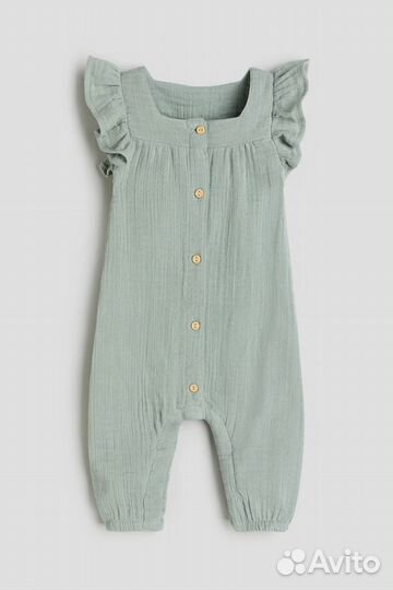 Муслиновый комбинезон, слип 68 74 86 92 hm