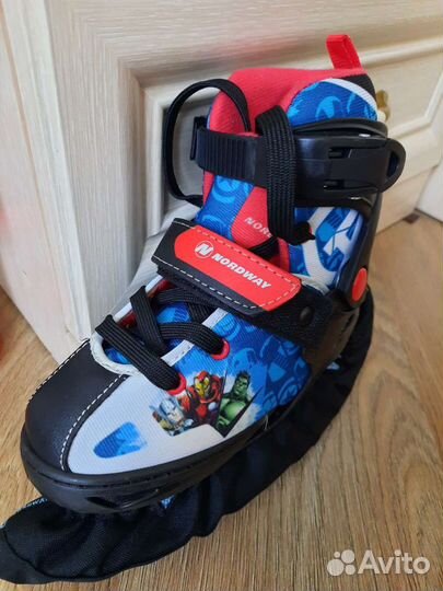 Коньки ледовые+сумка Nordway 