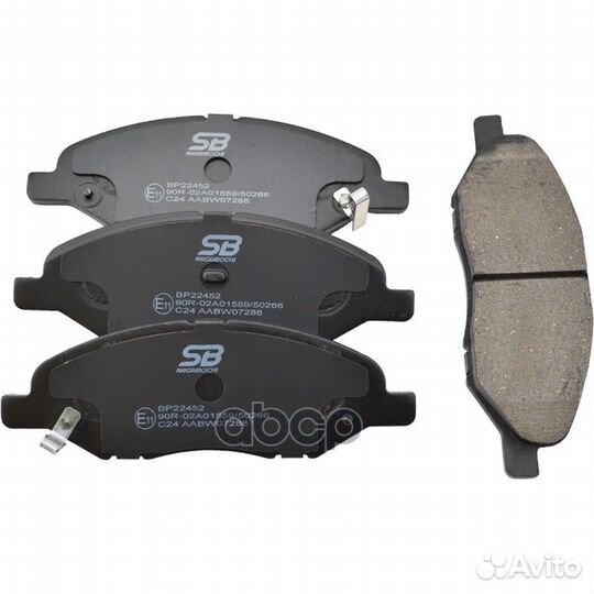 Колодки тормозные дисковые перед BP22452 SB