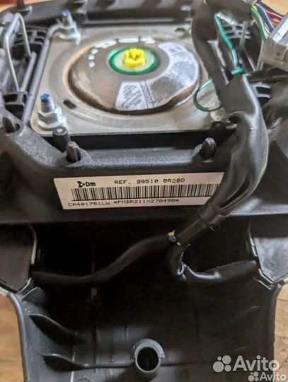 Подушка безопасности руля ниссан кашкай1