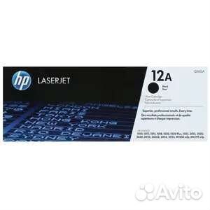 Картридж лазерный HP 12A (Q2612A) черный