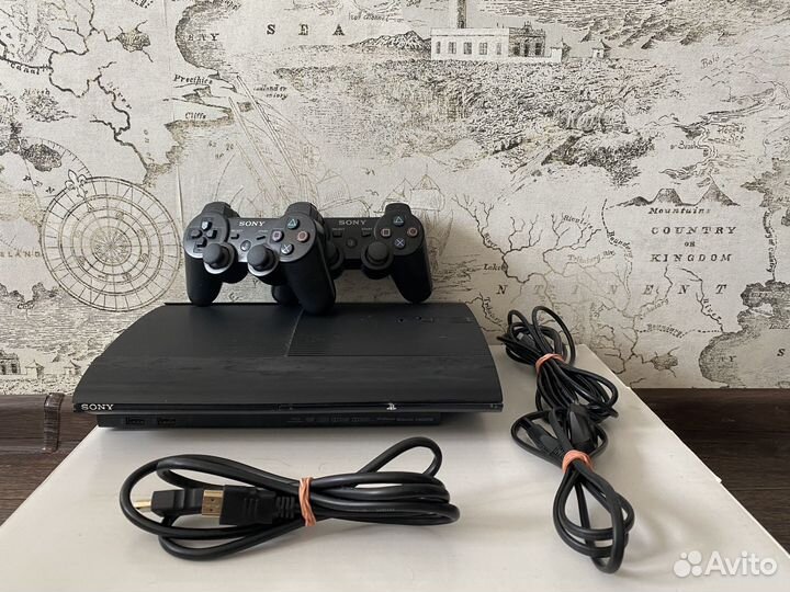 Sony PlayStation 3 Super slim 500GB 2 геймпада