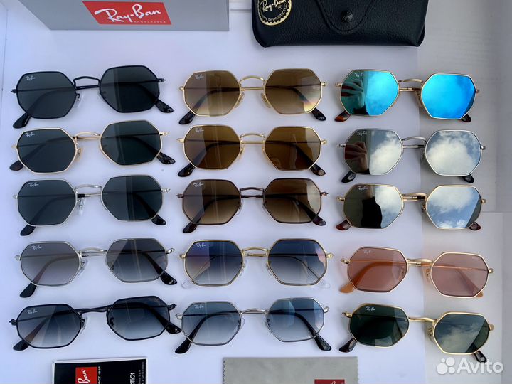 Очки Ray Ban Octagonal черные