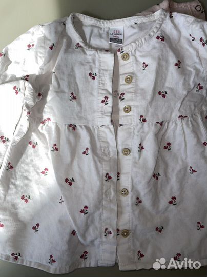 Рубашка и кофта для девочки 86-92