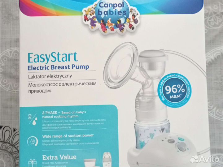 Молокоотсос электрический новый