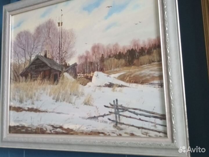 Картина маслом на холсте 