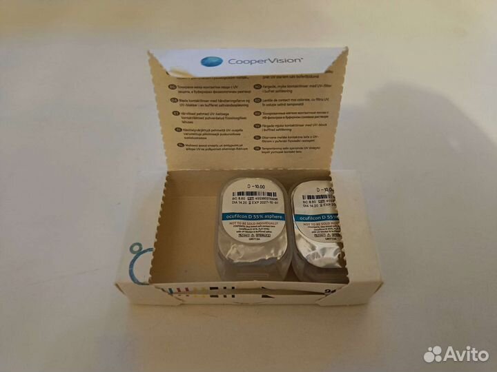 Линзы контактные