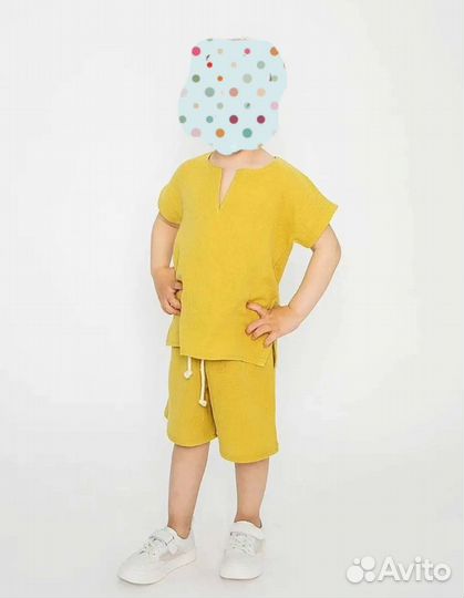 Новый костюм из муслина для мальчика Stecha