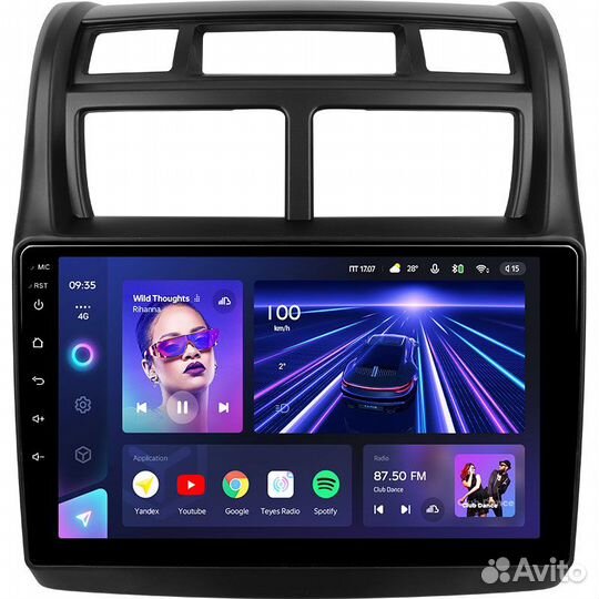 Магнитола Киа Спортейдж 2 2007-2009 Teyes CC3
