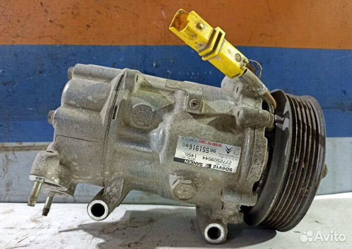 Компрессор кондиционера Peugeot 1007 2005-2009
