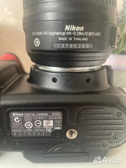 Зеркальный фотоаппарат nikon d5000