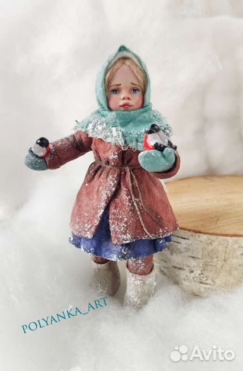 Ватные елочные игрушки СССР