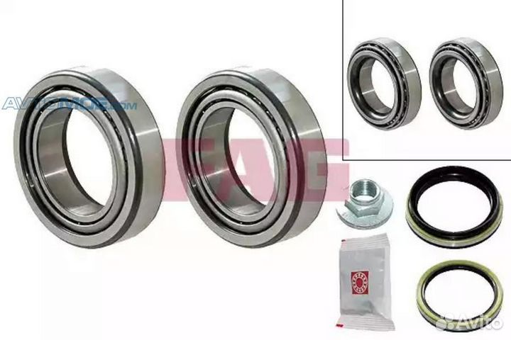 Подшипник передней ступицы (комплект 2 шт +сальник