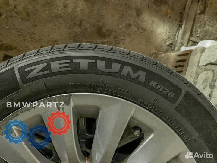 Комплект колес R16x7 5x120 (Zetum KR26 205/55)