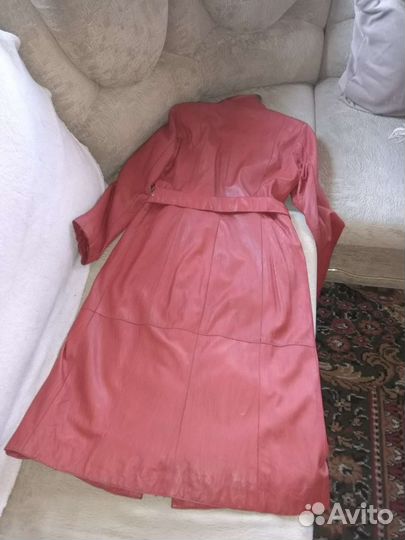 Плащ натуральная кожа р.44