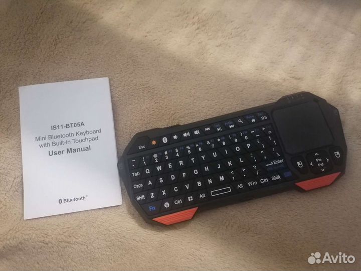 Bluetooth клавиатура с тачпадом для телефона