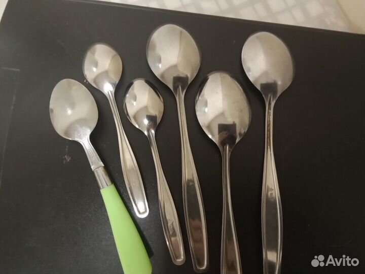 Ложки, 3шт столов, 3шт чайные, цена за 6шт