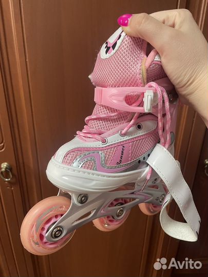 Ролики детские для девочек 27-30