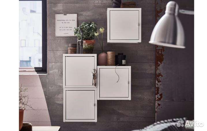 Ликсгульт, металлический/белый, 25x25 см Икеа