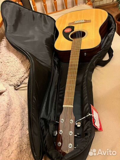 Акустическая гитара Fender cd 60s natural