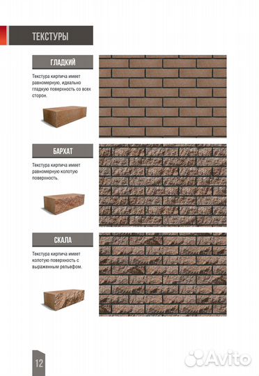 Гиперпрессованный Кирпич облицовочный