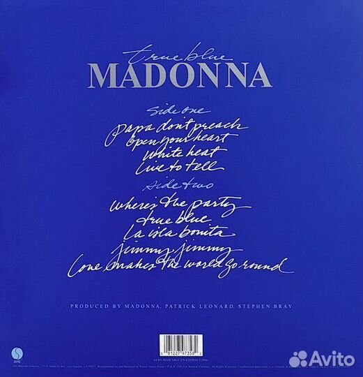 Винил Madonna – True Blue LP