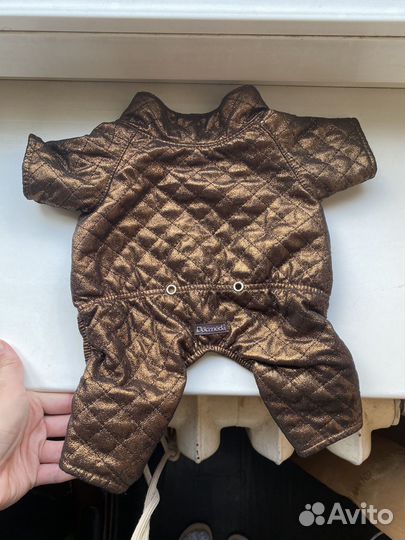 Осенний комбинезон на маленькую собачку